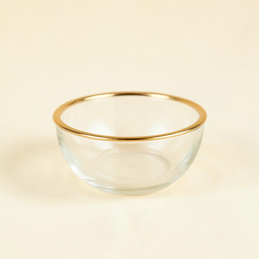 Gold Rim Trinket Dish
