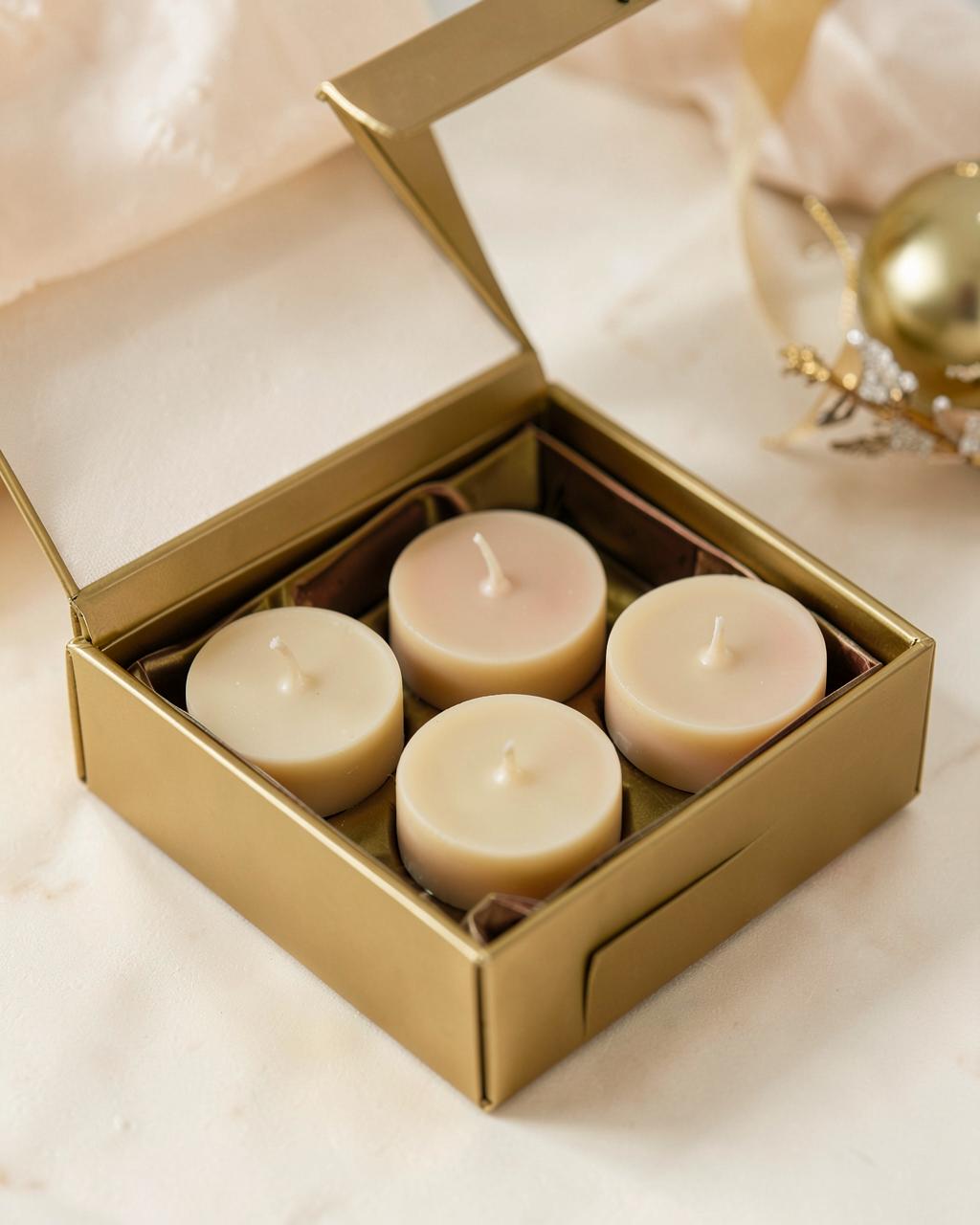 Laddoo Wax Candle Trio