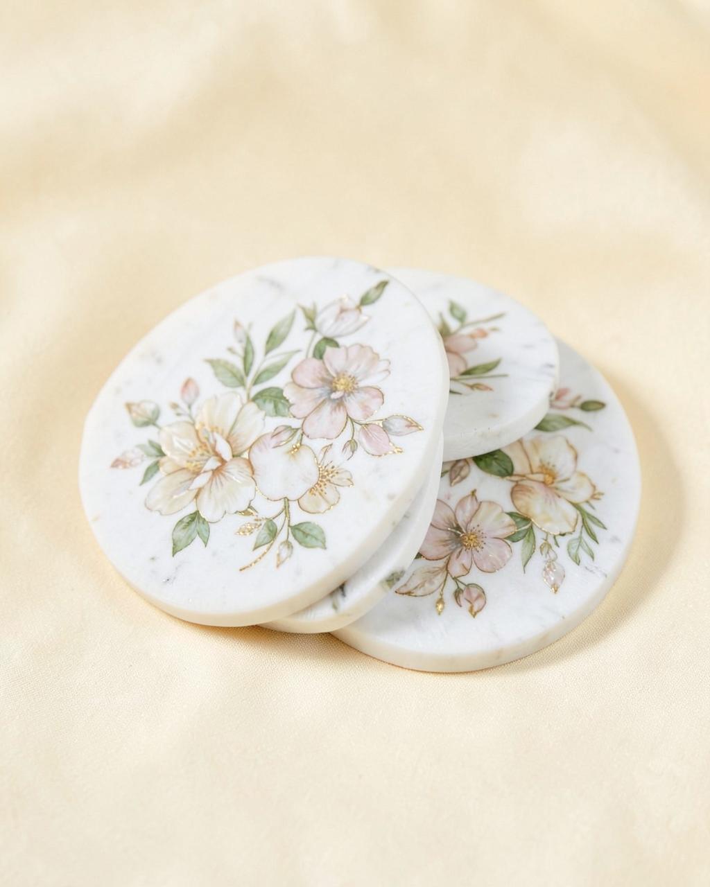 Marble Inlay Coasters