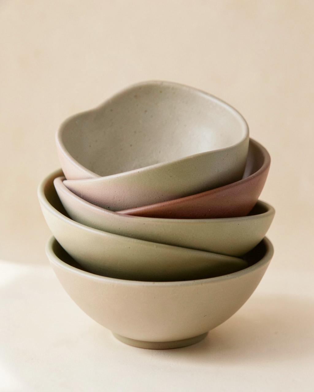 Sand Glaze Bowl Set