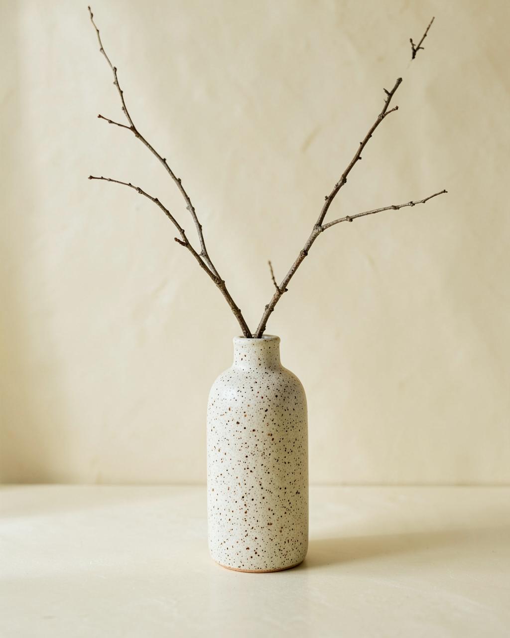 Speckled Stem Vase